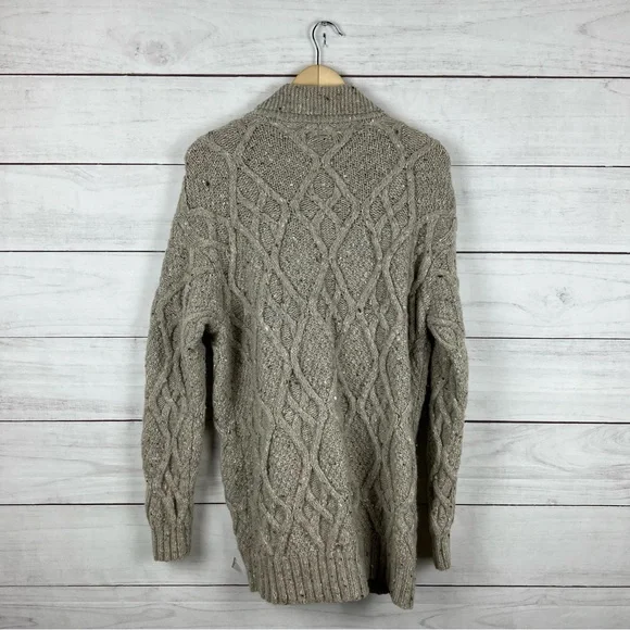 Lauren Ralph Lauren Hand Knit Wool Cardigan